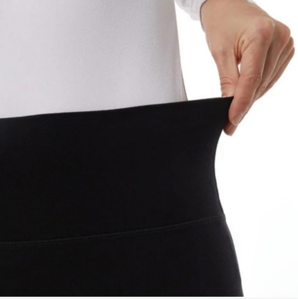 32° Degrees Heat Leggings 2 Pack Size Large Black Stretch Pants - Picture 5 of 11